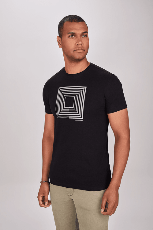 CAMISETA MANGA CURTA GEOMETRIC