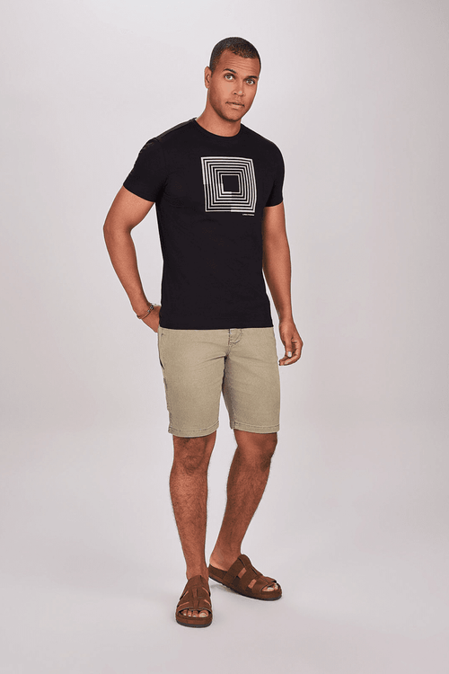 CAMISETA MANGA CURTA GEOMETRIC