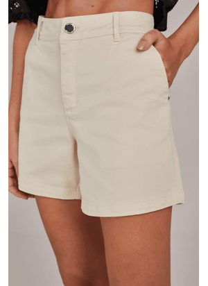 SHORTS SARJA COLLOR COM BOLSO FACA