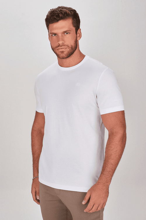 CAMISETA SLIM FIT MANGA CURTA BÁSICA