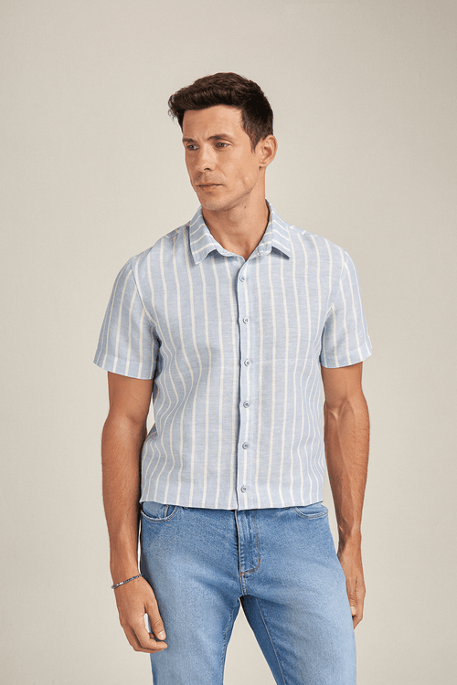 CAMISA MANGA CURTA STRIPES