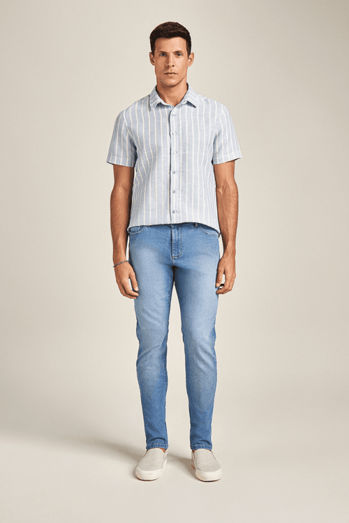 CAMISA MANGA CURTA STRIPES