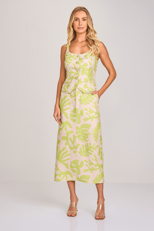 SAIA MIDI ESTAMPADA