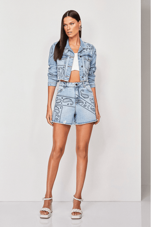 JAQUETA CROPPED JEANS