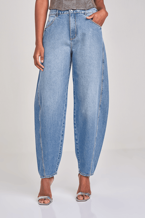 CALÇA JEANS BARREL