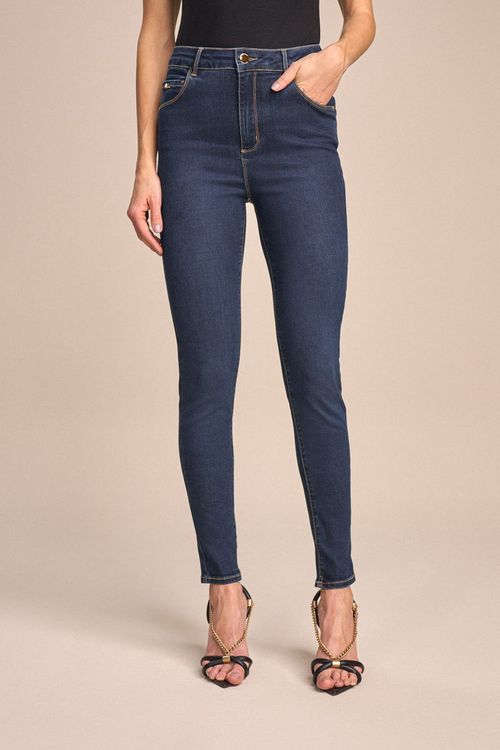 CALÇA JEANS CINTURA ALTA