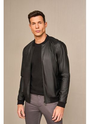 JAQUETA BOMBER SINTÉTICA