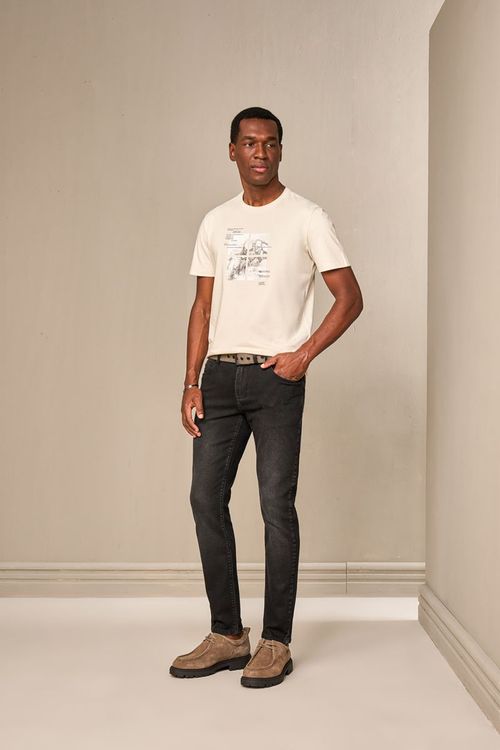 CALÇA JEANS SKINNY BLACK