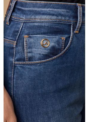 CALÇA JEANS CINTURA ALTA FLARE