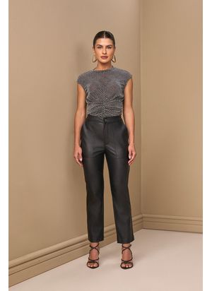BLUSA DE TULE PRETO