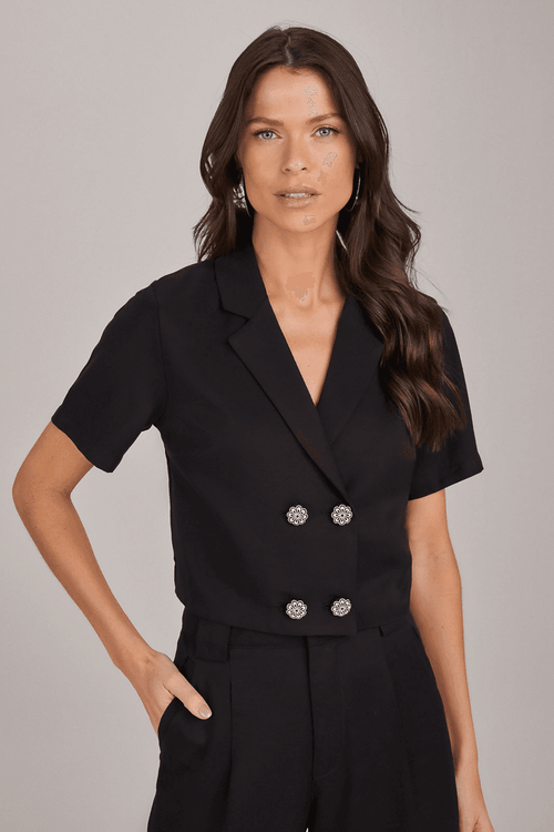 BLAZER CROPPED ALFAIATARIA