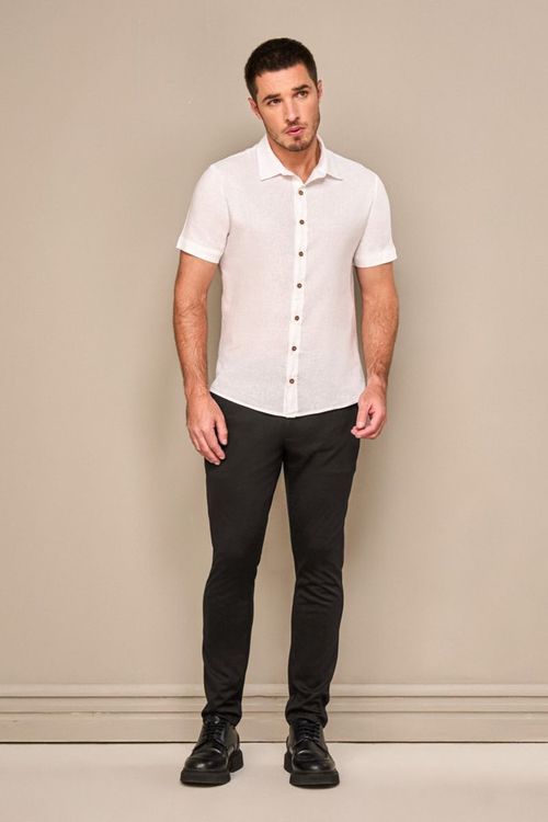 CAMISA MANGA CURTA LINHO
