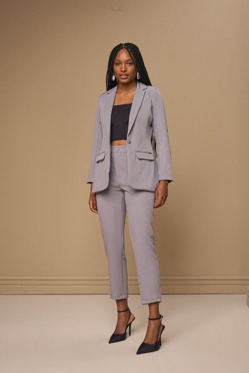 BLAZER ALONGADO GOLA COM LAPELA