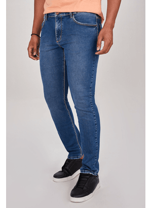 CALÇA JEANS RETA MÉDIA