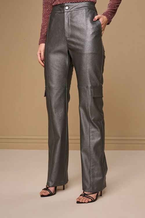 CALÇA DE TECIDO SINTÉTICO