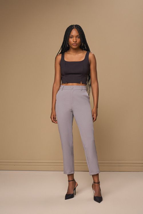 CALÇA ALFAIATARIA COM BOLSO FACA