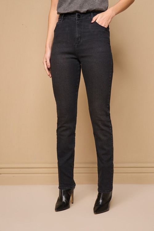 CALÇA JEANS RETA BLACK STONE