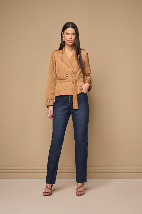 CALÇA JEANS RETA