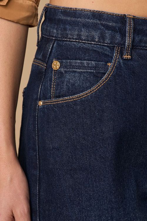 CALÇA JEANS RETA