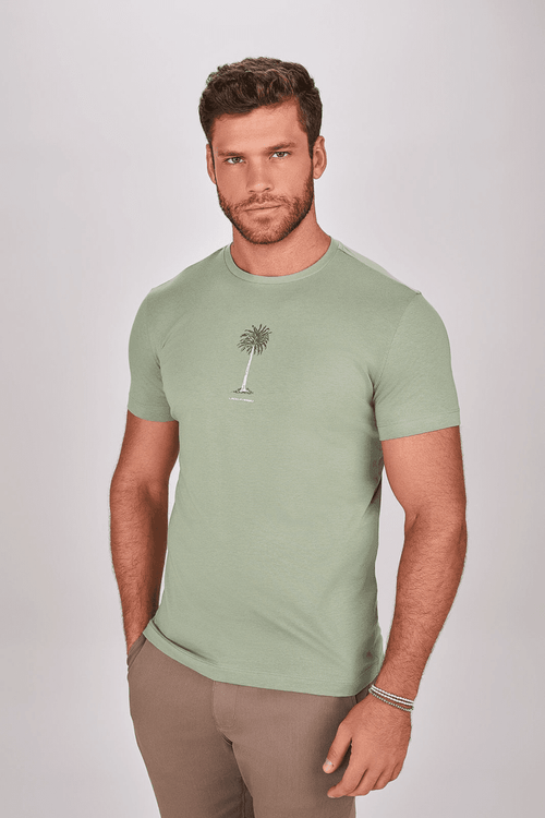 CAMISETA MANGA CURTA COQUEIRO