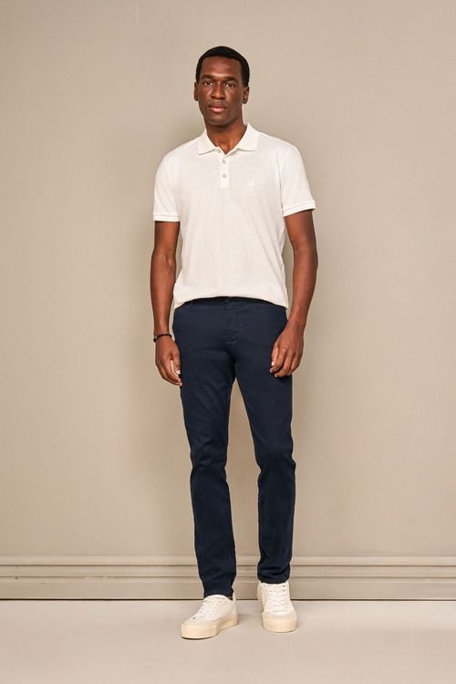 PÓLO REGULAR FIT COM TEXTURA
