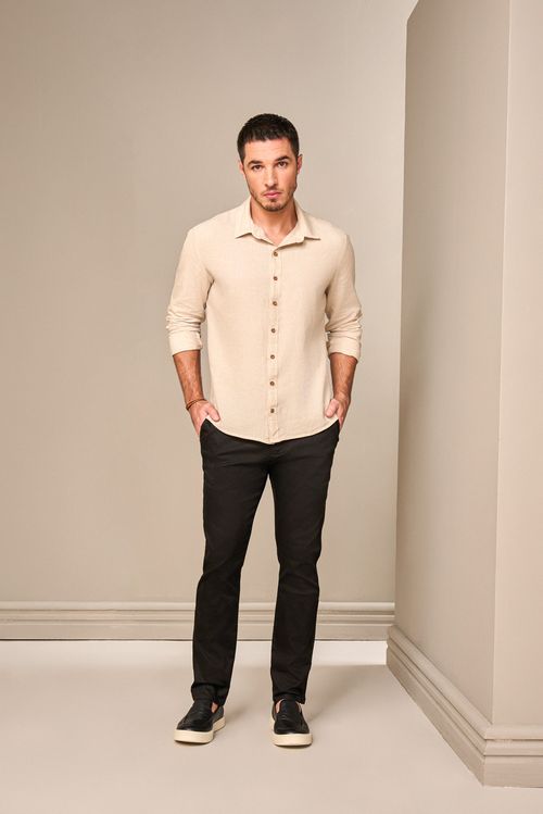 CAMISA REGULAR FIT LINHO