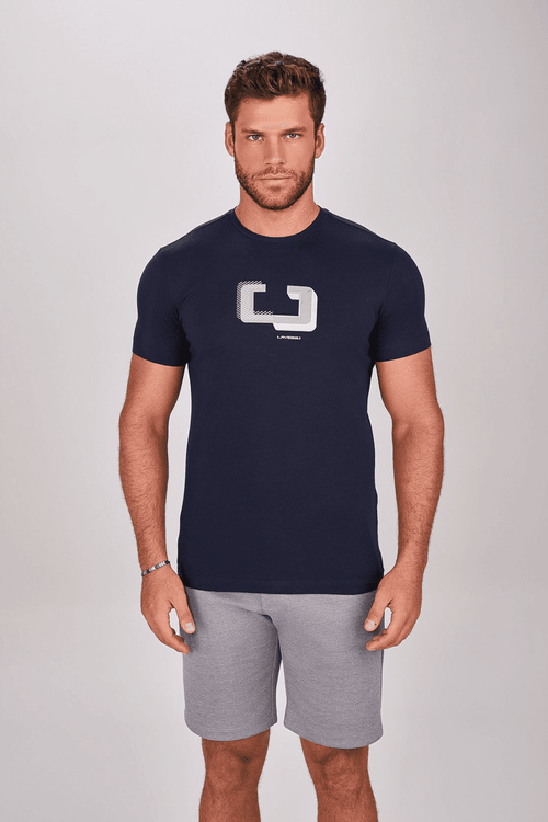 CAMISETA MANGA CURTA LOGOMANIA 3D