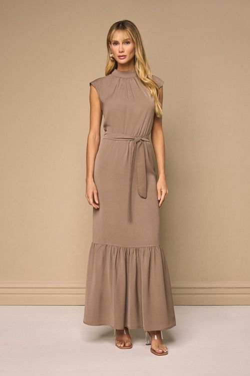 VESTIDO GOLA ALTA