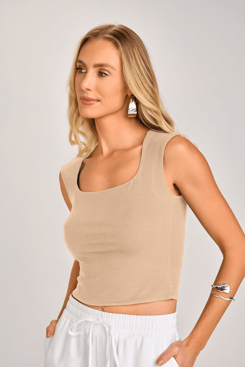 BLUSA DECOTE QUADRADO
