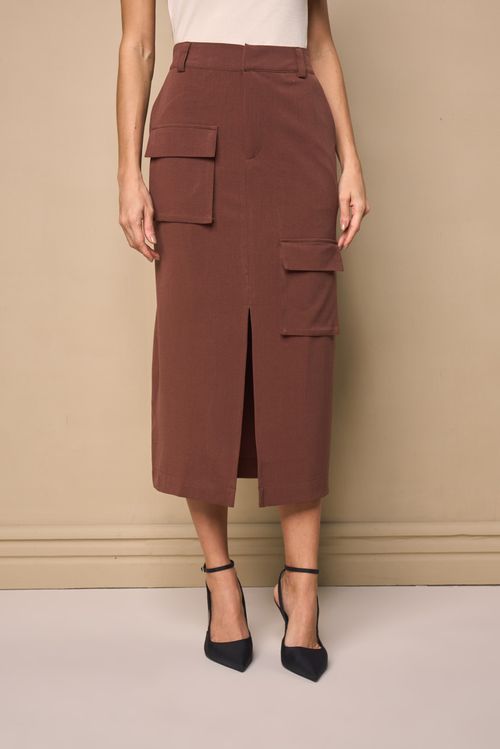 SAIA LONG MIDI ALFAIATARIA