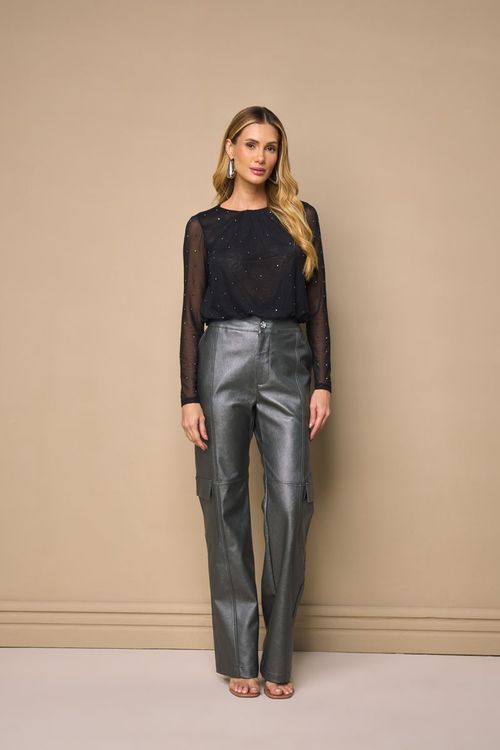 BLUSA DE TULE BALONÊ