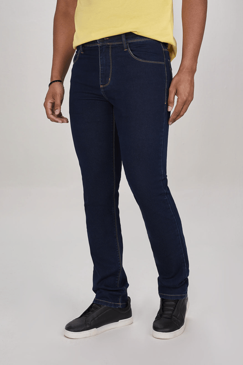 CALÇA JEANS TRADICIONAL ESCURA