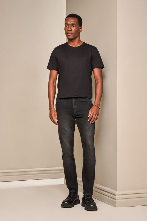 CALÇA JEANS SKINNY BLACK