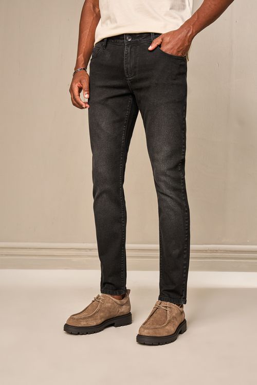 CALÇA JEANS SKINNY BLACK