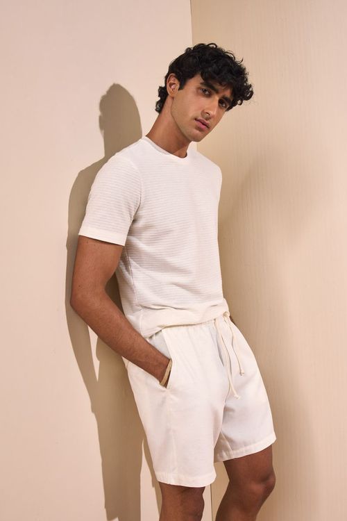 SHORTS SUNSET EFEITO LINHO