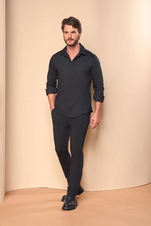 CAMISA MANGA LONGA STRECH