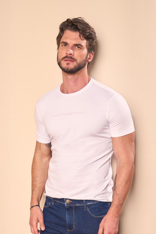 CAMISETA MANGA CURTA RELEVO