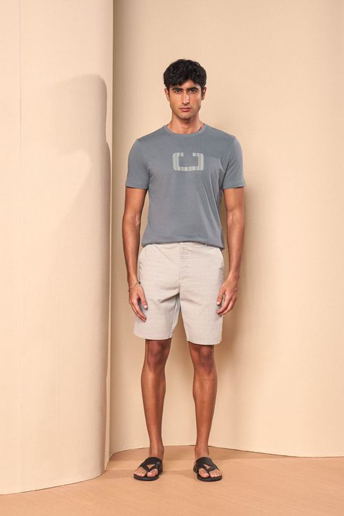 CAMISETA MANGA CURTA LOGOMANIA RELEVO
