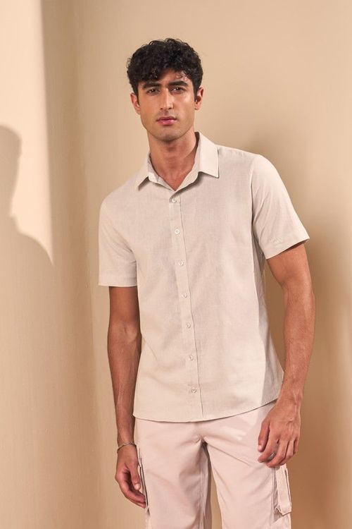 CAMISA MANGA CURTA LINHO