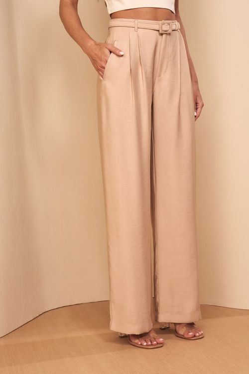 CALÇA ALFAIATARIA COM PREGAS