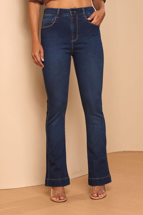 CALÇA SKINNY FLARE MIGNON INTENSE BLUE