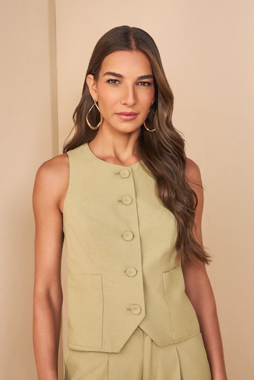 BLUSA ALFAIATARIA