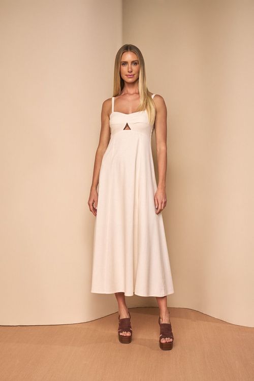 VESTIDO LONG MIDI
