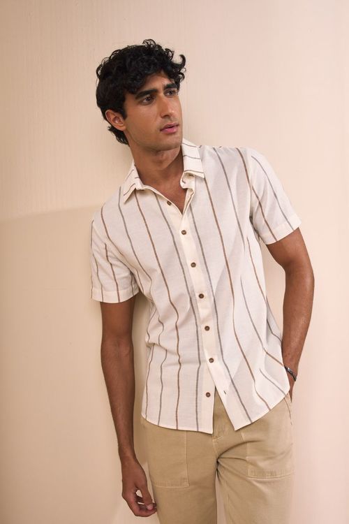 CAMISA MANGA CURTA STRIPES