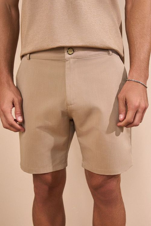 BERMUDA ALFAIATARIA MESCLADA