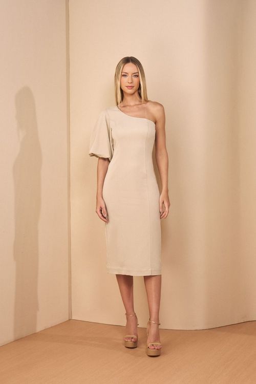 VESTIDO OMBRO ÚNICO