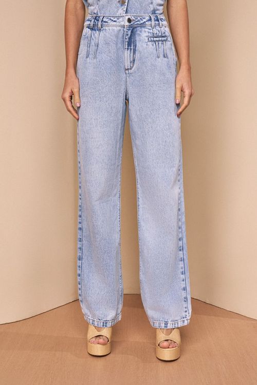 CALÇA JEANS WIDE LEG
