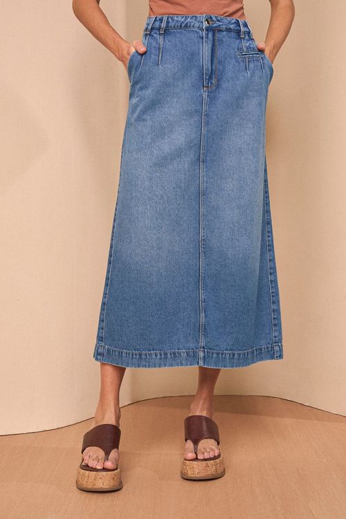 SAIA JEANS MIDI