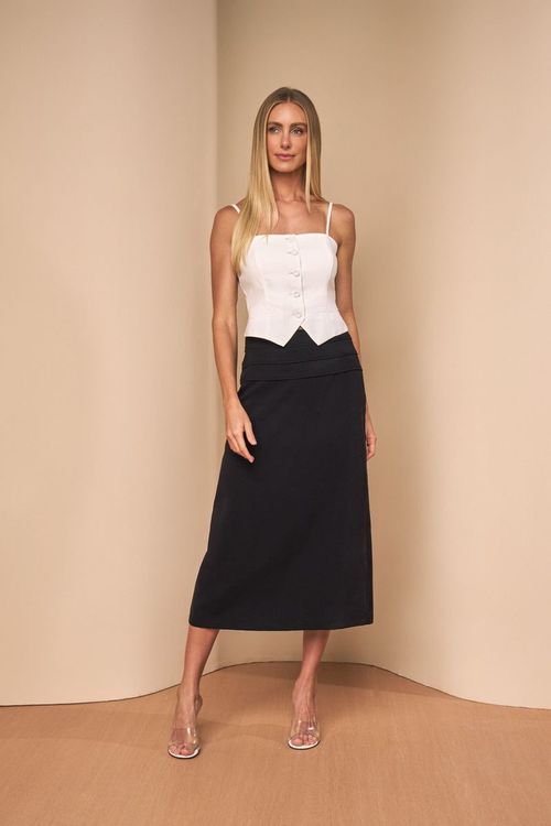 BLUSA CROPPED DE ALÇA